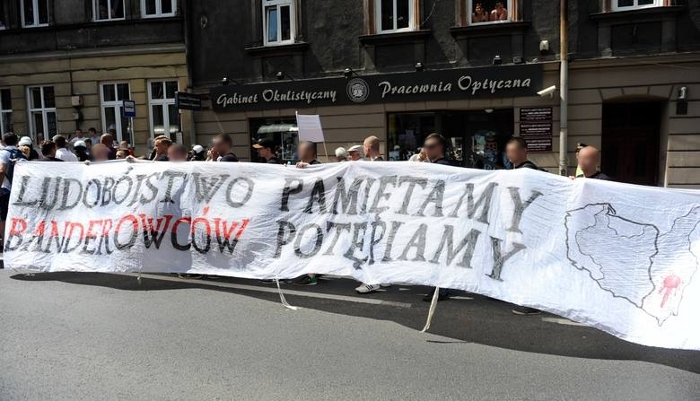 Přemyšl – ukrajinský pochod a protidemonstrace